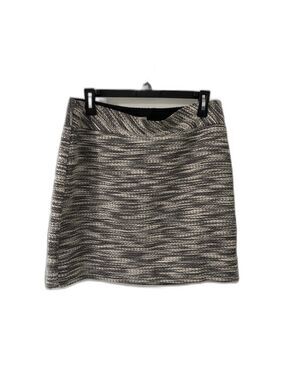 Ann Taylor LOFT Outlet Women Silver Casual Skirt Petite 10